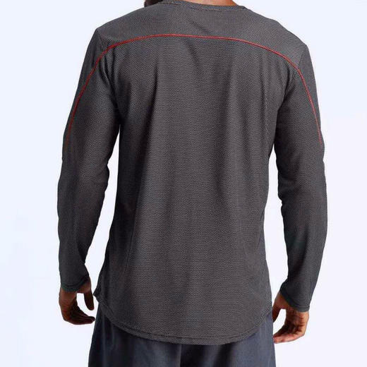 运动健身速干长袖男宽松透气户外篮球跑步运动t恤djh09 商品图7