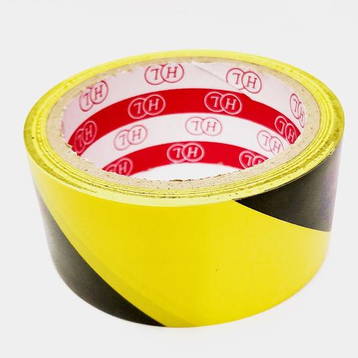 劲威警示胶带仓库车间地标线斑马黄黑胶带消防通道警戒线地板pvc胶带45mm宽 商品图1