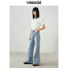 VIMAGE纬漫纪夏季新款泡泡袖修身短袖小上衣女T恤V1702305 商品缩略图1