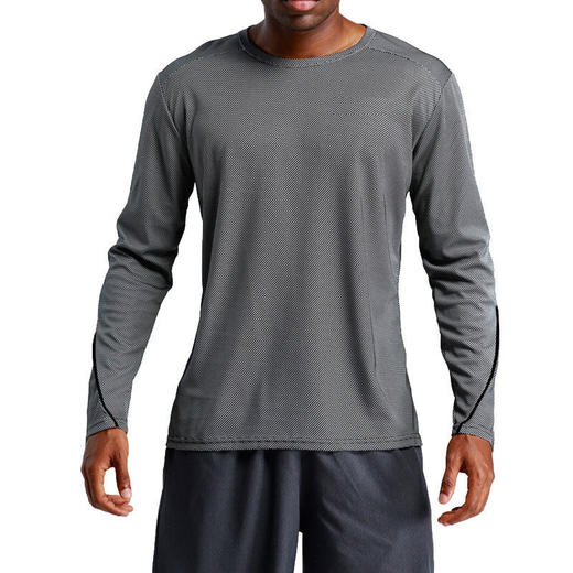 运动健身速干长袖男宽松透气户外篮球跑步运动t恤djh09 商品图5