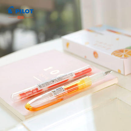 PILOT/百乐 多彩迷你钢笔F咀 配墨胆/笔盒 SPN20F 元气迷你小钢笔 商品图2