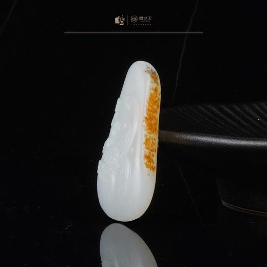 新疆国玉盟世玉和田玉羊脂玉挂件（灵凤）【带证书·顺丰物流】 商品图3