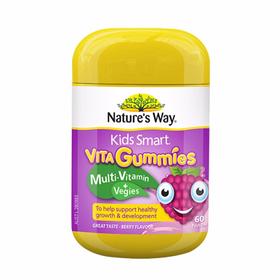 NATURE'S WAY 佳思敏 儿童维生素蔬菜营养软糖 60粒 澳大利亚
