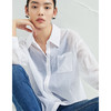 EITIE爱特爱夏季新款时尚显瘦通勤百搭薄款宽松纯色防晒衬衫B2209908 商品缩略图9