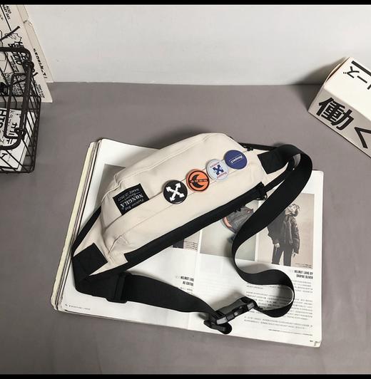 皮卡诺腰包6652-A 不含挂饰男士胸包男小号运动款夏季斜挎包韩版百搭ins潮跨肩包潮牌挎包女 商品图2