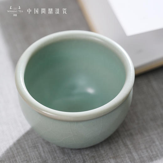 问鼎复刻款天青风水缸杯（缺货） 商品图1