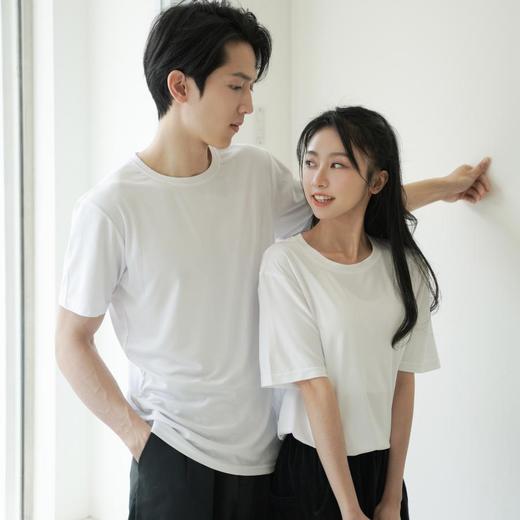 【HALVINDIARY三防情侣T恤】荷叶膜和科技面料防水防污放油不惧湿身易清洗冰凉透气速干吸收情侣T恤 商品图0