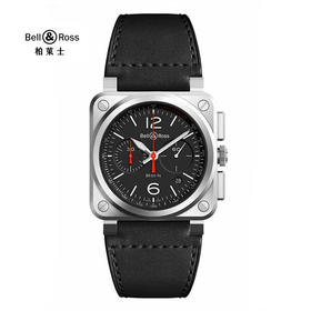 Bell & Ross 柏莱士 BR0394-BLC-ST/SCA 自动机械腕表