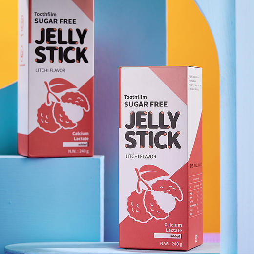 台湾齿研堂儿童健齿果冻草莓+荔枝+乳酸菌12条/盒*3口味【XPQ】 商品图1