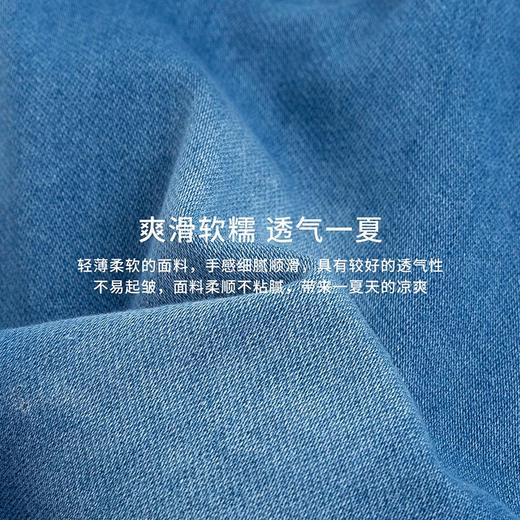 迪士尼夏季新品男童短裤休闲风牛仔五分裤 商品图6