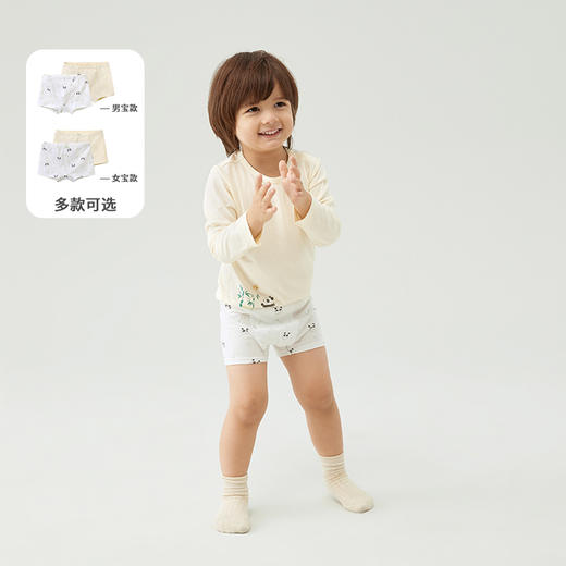 英氏儿童内裤四角裤男童女童中大童平角打底短裤春季新款 YLSDJ02009A YLSDJ02010A 商品图1