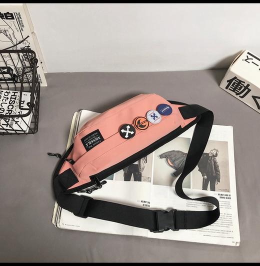 皮卡诺腰包6652-A 不含挂饰男士胸包男小号运动款夏季斜挎包韩版百搭ins潮跨肩包潮牌挎包女 商品图5