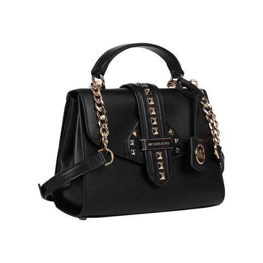 193599028453 迈克高仕MICHAEL KORS迈克高仕  Bleecker 小号铆钉翻盖手提包 规格： 26 x 10 x 18 cm 商品图0