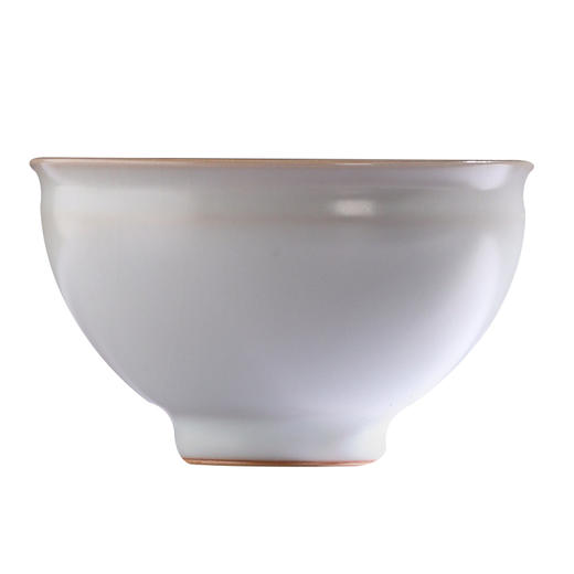 问鼎汝瓷复刻款月白折口碗 商品图4