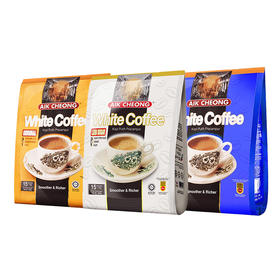 马来西亚益昌老街咖啡系列二合一白咖啡450g/白咖啡三合一600g/白咖啡三合一（减少糖）600g  香浓醇厚 不含香精 025364/025365/025366