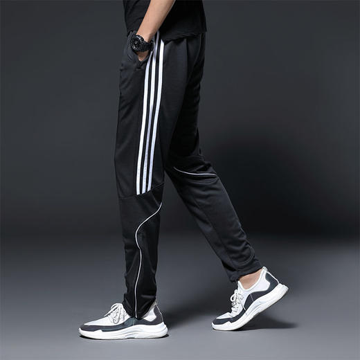 运动裤男春秋速干薄款宽松保暖跑步休闲健身骑行足球训练裤djh40 商品图2