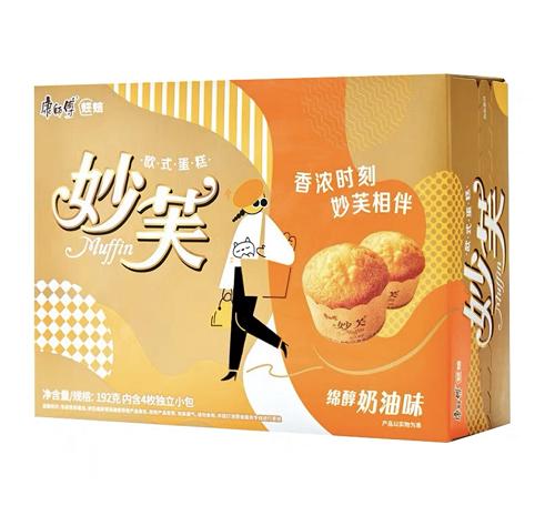 康师傅妙芙欧式蛋糕奶油味192g 商品图0