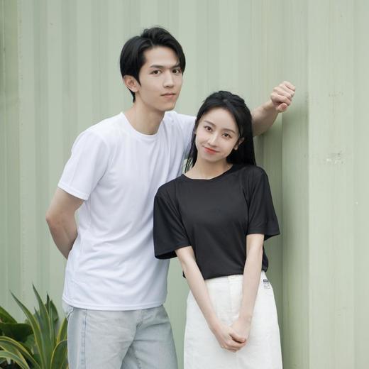 【HALVINDIARY三防情侣T恤】荷叶膜和科技面料防水防污放油不惧湿身易清洗冰凉透气速干吸收情侣T恤 商品图5