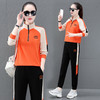 运动套装女春秋2022新款卫衣宽松跑步休闲服两件套潮HL9811 商品缩略图0
