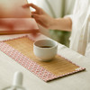 菱云纹竹制茶垫日式茶旗隔热垫 商品缩略图3
