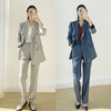 “新女绅士”通勤简约羊毛料西装西裤套装 商品缩略图0