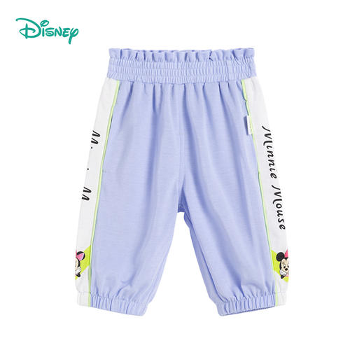 迪士尼夏季新品男女童米妮七分裤休闲短裤 商品图6