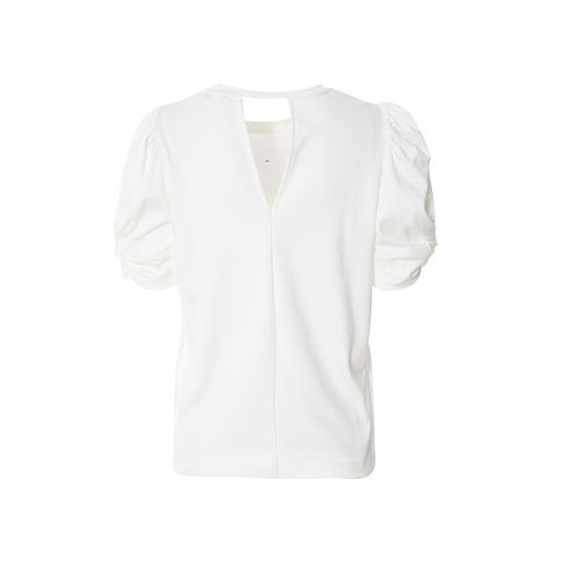 VIMAGE纬漫纪夏季新款泡泡袖修身短袖小上衣女T恤V1702305 商品图6