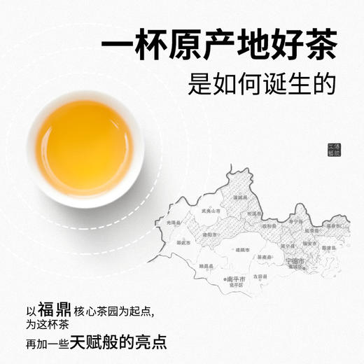 传奇会茶叶 福鼎白茶饼干茶寿眉老白茶小方片 福鼎原产200g 商品图1