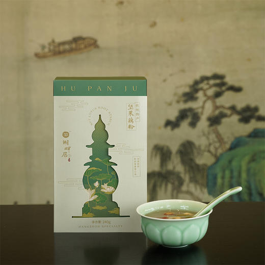 浙礼·杭州西湖藕粉原味桂花红枣坚果味 商品图7