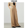 VIMAGE纬漫纪夏季新款时尚垂坠感阔腿裤女休闲裤V1705315 商品缩略图2