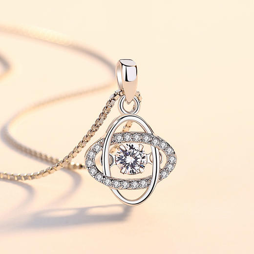 子佩集【灵动四叶】S925银四叶草项链【JHY-DZ000219】 商品图1