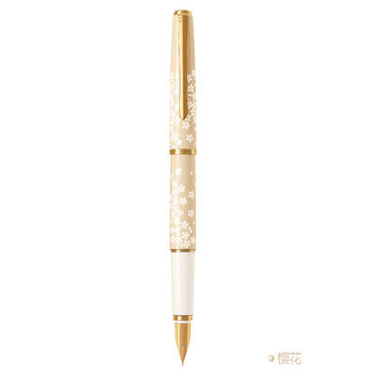 PILOT/百乐 FD-18SR清雅系列钢笔 Lady White14k金尖钢笔 商品图1