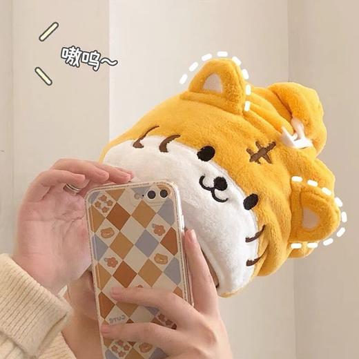 虎虎生威【敲可爱干发帽！干发不伤发】云朵包裹般温柔 3秒瞬吸 5分速干 远离掉毛困扰 商品图1