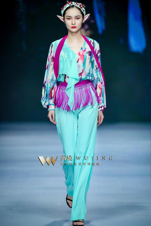 2202069 空谷幽兰裤子 雾境 商品图2