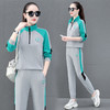 运动套装女春秋2022新款卫衣宽松跑步休闲服两件套潮HL9811 商品缩略图1