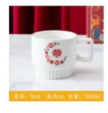 【已绝版】红色花环马克杯350ml 商品图0