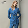 IWY/时尚蓝色条纹修身西服西装套装女商务通勤职业装气质女神范工作服CP10318 商品缩略图0