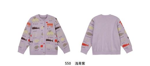 江南布衣童装2022春季男女单排扣针织开衫1M1391210 商品图5