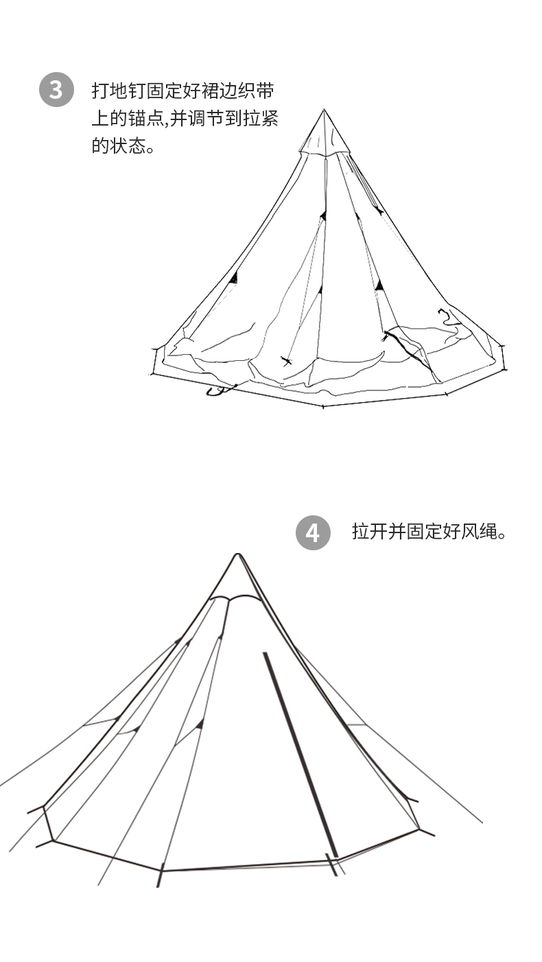 骆驼帐篷安装图解图片