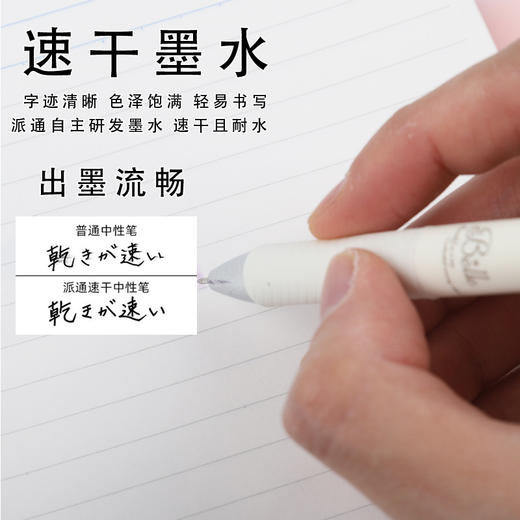 女神节快乐！日本Pentel派通迪士尼公主限定BLN75中性笔速干防水笔芯按动黑笔 商品图1