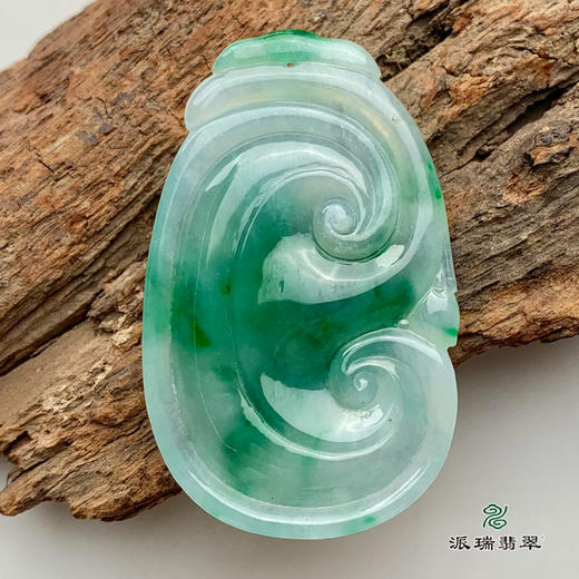 派瑞翡翠 翡翠挂件 糯冰种 飘翠 商品图1
