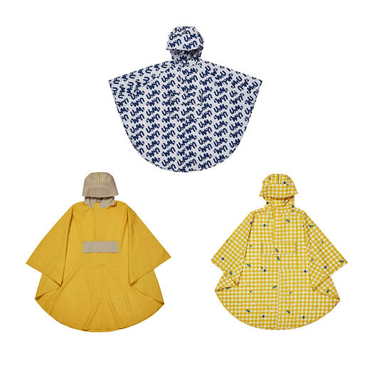 【代发】UzMz“我罩着你”亲子防泼水快干可折叠斗篷雨衣11 商品图9