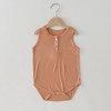 【高腰护肚 丝滑冰感 柔软透气】婴儿连体衣2022夏季新款莫代尔童装宝宝爬服哈衣 婴儿纯色家居服 商品缩略图8