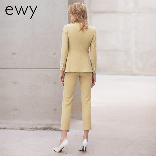 韩版气质黄色西装职业套装女小个子西装外套女时尚干练休闲正装OL 商品图3