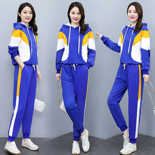 运动休闲套装女2022年春季新款时尚气质减龄两件套 HR-GJC6208 商品图1