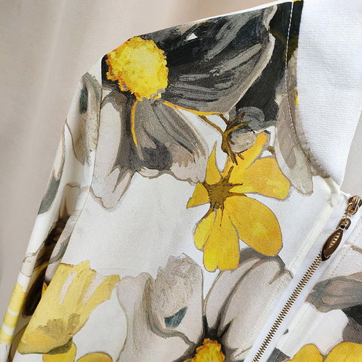 丁摩 真丝开衫休闲时尚防晒衣桑蚕丝外套空调衫Q122011-DS399 商品图2