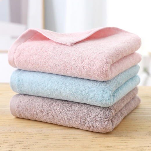 日式无印纯色竹纤维毛巾34X70cm A-4573 商品图1