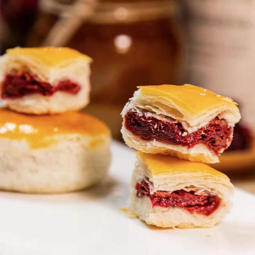 花miao纯手工无添加的云南玫瑰鲜花饼，一口下去只见玫瑰，甜而不腻！门店每日现烤现做，短保12天，收到请尽快吃完~8枚装[福利品] 商品图5