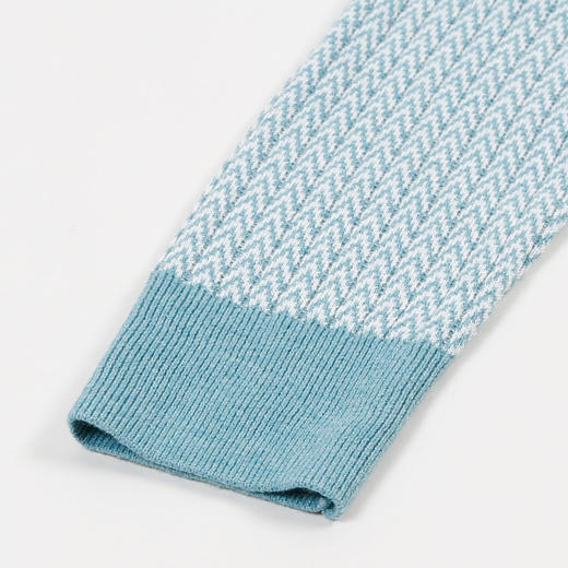 METTE22年春夏新品女士针织开衫v领长袖修身薄款棉麻毛衣小外套 商品图4