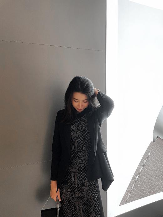 “乘风破浪”套装 够飒 够拽 职场的时尚女魔头颈袖添香 商品图0
